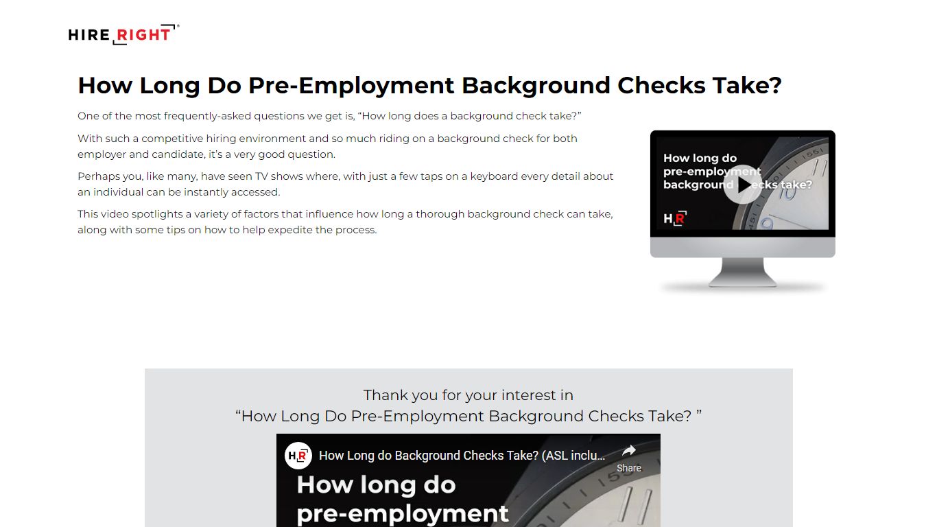 How Long Do Pre-Employment Background Checks Take?