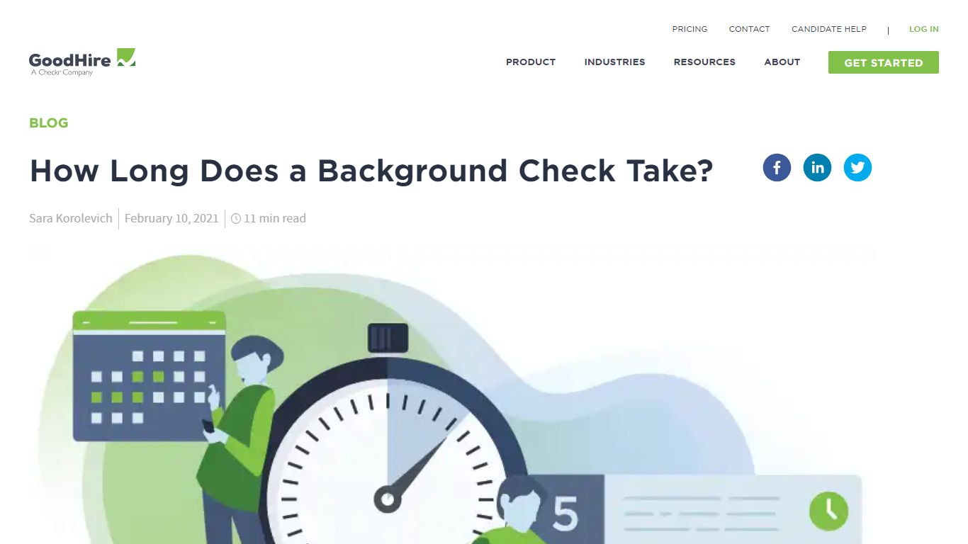 How Long Does A Background Check Take? | GoodHire